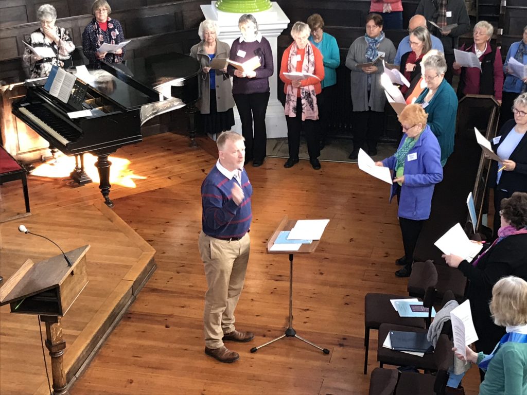 Martin Budgett conducting workshop at the Octagon Chapel Come and Sing Day